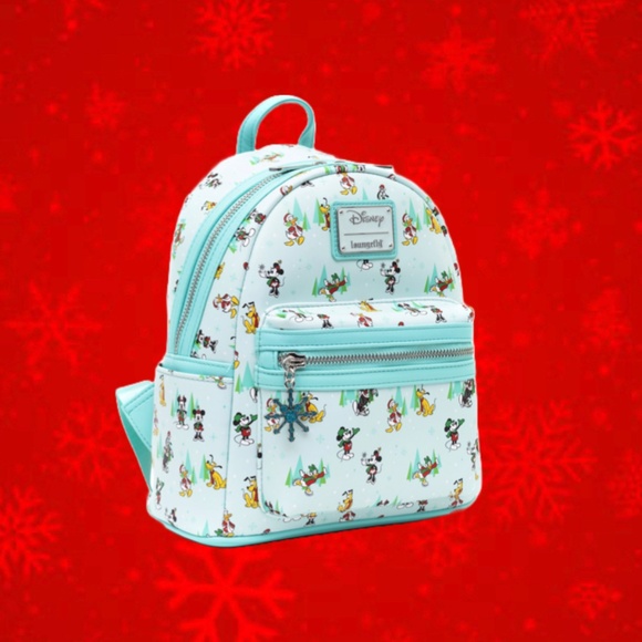Loungefly Disney Sensational Six Holiday Mini Backpack and Wallet - Picture 3 of 6